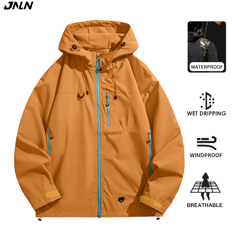 Outdoor Sport Jacket Men - JNLN Herren Damen Wasserdichte Wanderjacke Trekking