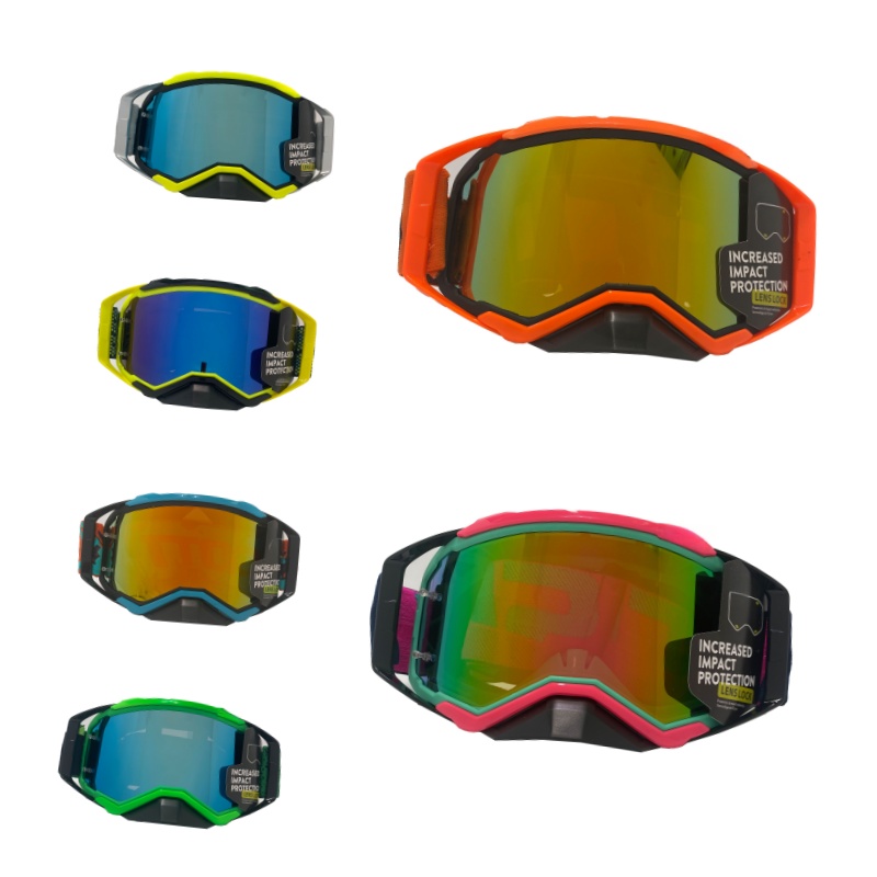 Outdoor Sports Adventure - Verstellbare Sport-Schutzbrille, staubdichte Windschutzbrille für Offroad-Bike-Ski-Abenteuer