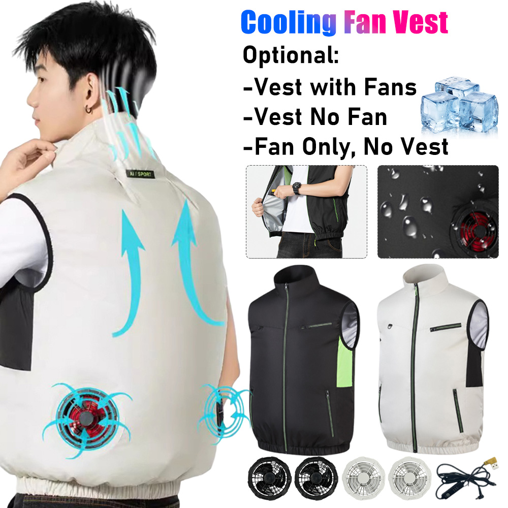 Outdoor Sport Jacket Men - 2025 Lüfterweste, Klimaanlage, Kleidung, Eisventilatorweste für